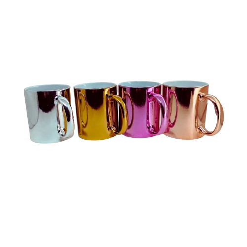 Caneca Porcelana Cromada 325ml