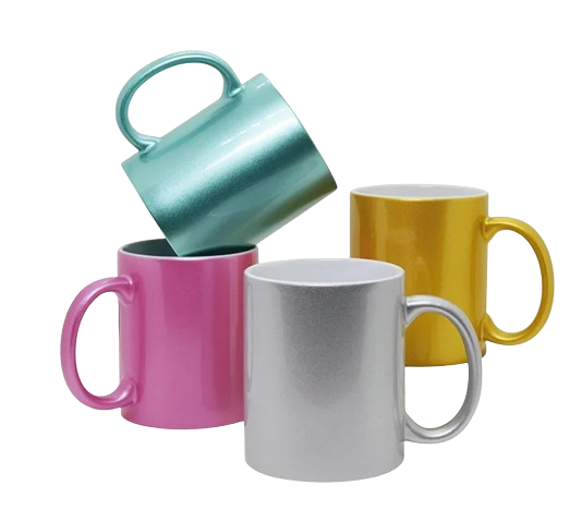 Caneca Porcelana Perolada 325ml
