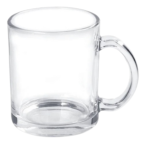 Caneca Vidro Cristal 325ml